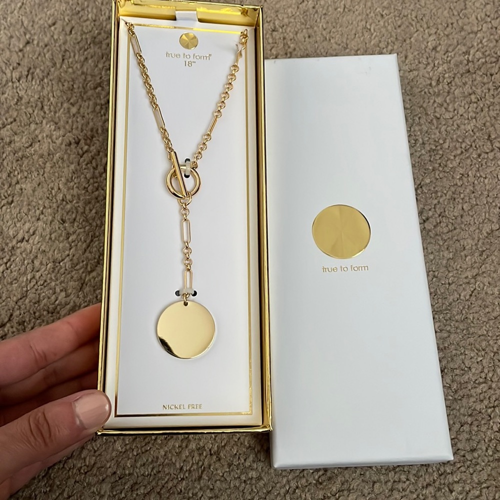 Gold color necklace